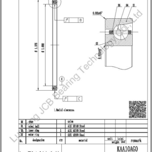 KAA10AG0 KAYDON THIN SECTION BEARINGS
