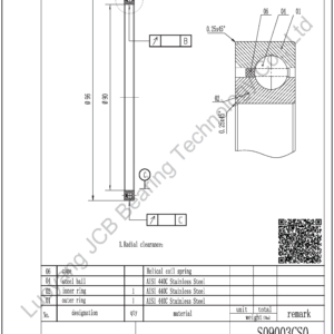 S09003CS0 KAYDON THIN SECTION