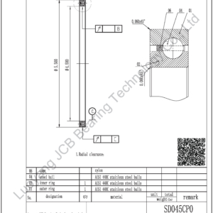 SD045CP0 KAYDON THIN SECTION