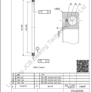 SD180XP0 KAYDON THIN SECTION