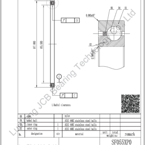 SF055XP0 KAYDON THIN SECTION