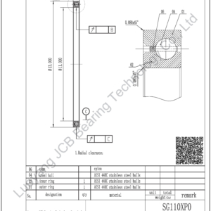 SG110XP0 KAYDON THIN SECTION