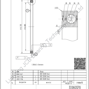 JU060XP0 KAYDON THIN SECTION BEARINGS