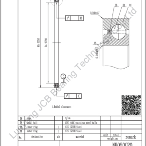 NB050CP0 KAYDON THIN SECTION BEARINGS