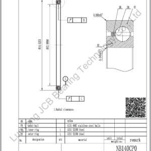 NB140CP0 KAYDON THIN SECTION BEARINGS