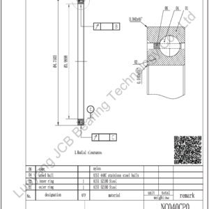 NC040CP0 KAYDON THIN SECTION BEARINGS