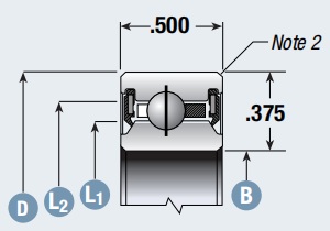 JSU040CP0 thin section bearing